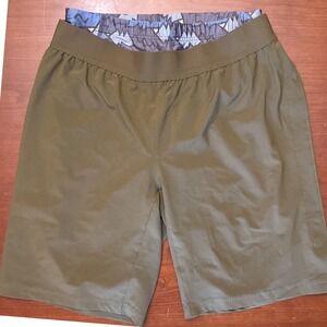 Pearl Izumi Canyon Shorts Mens 32 Green Camo Padded Liner Forest Cycling